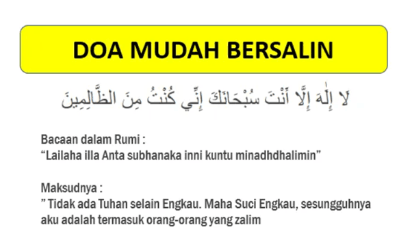 DOA MUDAH BERSALIN SUPAYA TERHINDAR DARI KOMPLIKASI - Placento